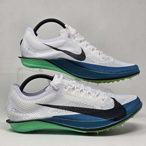 Nike ZoomX Dragonfly 2 Elite Track Spikes Men Sz 8.5 White Blue New FZ9315-102 main image 4